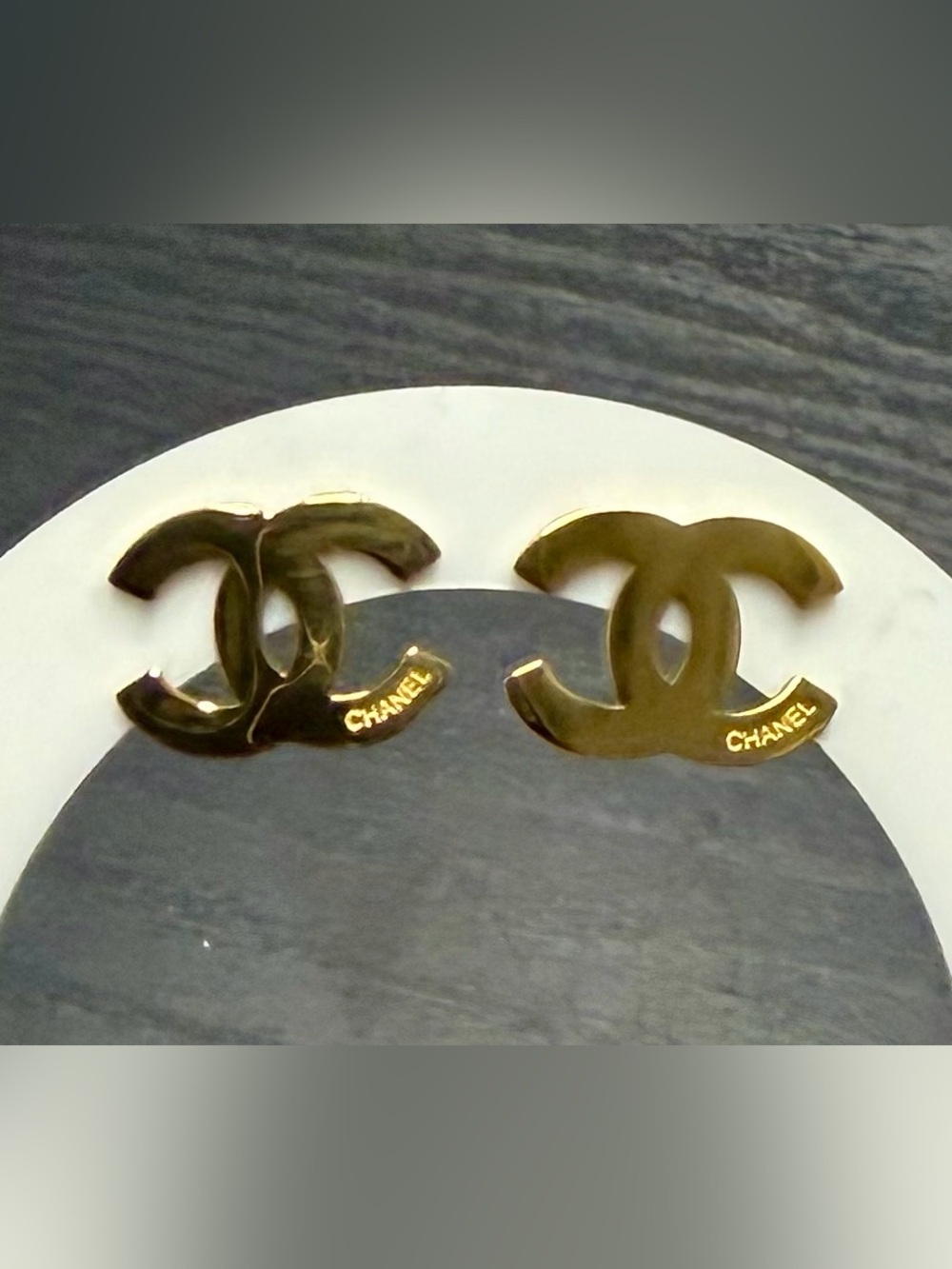Gold Letter Earrings